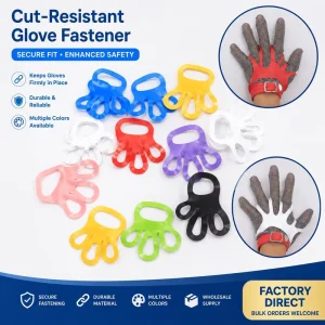 0.3mm Universal Size Free to Cut Glove Retainer Labor Safety Glove Fastener