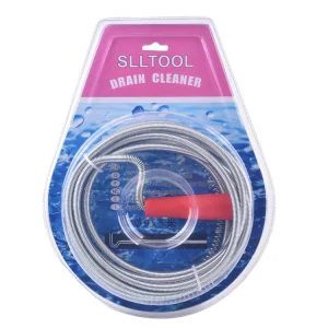 1 3 5 10 15 m Low Spring Auger Remover Manufacturer Hair Pipe Sewer Steel Sink Snake Unclog Tool Clogged Toilet Drain Cleaner