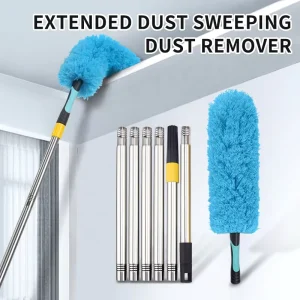 1.5~6m Length Heavy Duty Telescoping Aluminum Pole High Space Cleaner Tool with Extension Spider Web Brush for Cleaning