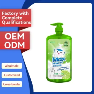 1.5kg Food Grade Liquid Dishwashing Soap APG Degreasing Detergent Effectively Removes Pesticide Residues for Kitchen Cleaning