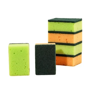 10*7*3 Colorful Scouring Pad for Dishwashing High Density Sponge for Household Cleaning 7pcs bag