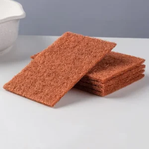 100% All Natural Coconut Scrub it Dish Pot Scrubber Non Scratch Eco Friendly Cleaning Pads Sponge Scouring Pads for Kitchen Use
