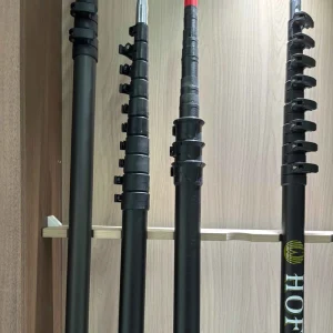 100% Carbon Fiber Telescopic Rod Adjustable Tube Window Cleaner Rod with Lockable Device Can Be Customized Length
