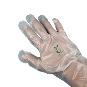 100% Compostable Custom Logo Household Gloves Disposable Biodegradable Kitchen Cleaning Gloves for Daily Housework