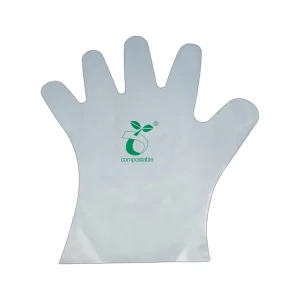 100% Compostable Custom Logo Household Gloves Disposable Biodegradable Kitchen Cleaning Gloves for Daily Housework