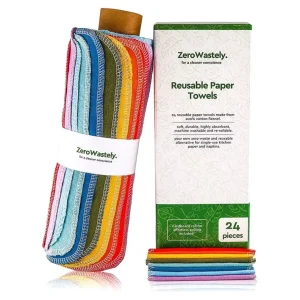 100% Cotton Cleaning Kitchen Dish Dinner Cotton Towel Washable Unpaper Towel