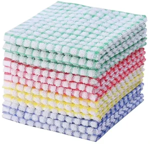 100% Cotton Disposable Quick Dry Woven Plain Streak Free Lint Free Scratch Free Promotional Kitchen Tea Towel Set