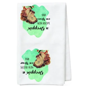 100% Cotton Kitchen Dish Towels Custom Logo Extra Large Soft Absorbent Woven Jacquard Cotton Tea Towel