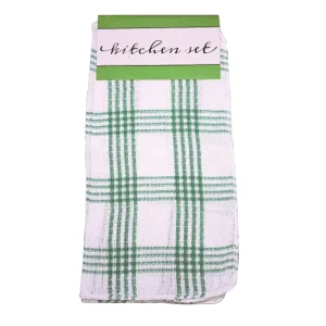 100% Cotton Kitchen Towel Highly Absorbent and Super Soft Checked and Solid Design for Cleaning Cloths