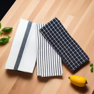 100% Cotton Kitchen Towel Quick Dry and Antimicrobial Dish Cloth Unique Trending Design Tea Towels Dish Towels