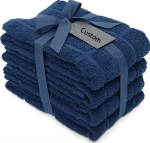 100% Cotton Terry Woven Eco Friendly Dish Towels 16×26 Inches Soft Absorbent for Kitchen Cleaning & Dish Washing