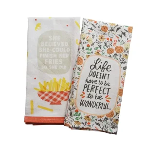 100% Cotton Woven Flour Sack Kitchen Dish Towels Eco Friendly High Water Absorbency Custom Logo & Color Options