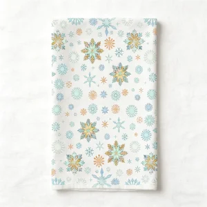 100% Cotton Woven Terry White Kitchen Towel Dishcloth Tea Towel Ultra Soft Highly Absorbent Eco-Friendly Multi-functional
