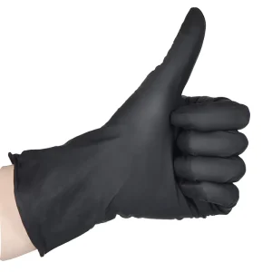 100 Pieces Per Box Custom Black Nitrile Gloves for Home Cleaning and Beauty Salon Use Nitrile Gloves for Work