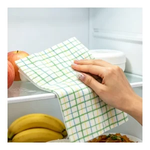 100% Viscose 80gsm Plain Square Disposable Thickened Non Woven Kitchen Towel Super Absorbent Dish Cloth Bulk