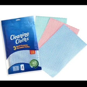 100% Viscose Rayon Reusable Kitchen Wipes Degradable Multi-Purpose Dish Cloths Hand Cleaning Towels