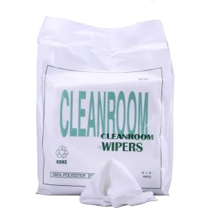 1000 Class 6×6 Inch 180gsm Touch Screen Clean Polyester Wipe Cleanroom Wipers Microfiber Wiper Cloth Clean Room Wiper