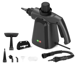 1000W Factory Portable Steam Cleaner Handheld 3bar 400ml WaterTank with Full Accessory Kit for House Car Cleaning