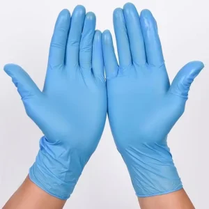 100PCS Box Disposable Nitrile Gloves Latex Powder Free Vinyl Blend Household Inspection Safety Gloves