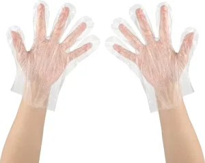 100PCS Pack Waterproof Disposable Gloves Plastic Kitchen Cooking Cleaning Health Food Baby Care Outdoor Activities Cosmetic