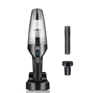 100W 5500Pa Wet Dry Vacuum Cleaner with Charging Base Manufacturer’s Battery Indicator for Household & RV Use