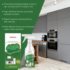 100ml Multi functional Kitchen Appliance Cleaner Clean the Oil Stains and Dirt From Cooking Utensils Range Hoods and Cooktops