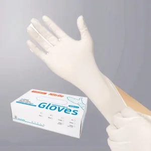100pcs Black Nitrile Gloves Durable and Waterproof PE Disposable Comfortable Household Kitchen Gloves