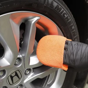 10Pcs 125mm Microfiber Car Wax Applicator Pad Polishing Sponge for Auto Wheel Hub Paint Cleaner