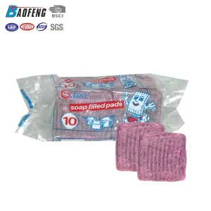 10pcs Steel Wool Soap Pads for Household Cleaning