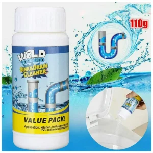 110g Kitchen Pipeline Dredge Agent Drain Cleaner Powder for Oil Grease Hair Plumbing Agent