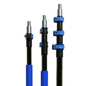 12ft 3.6m Metal Aluminum Telescoping Extendable Pole with Flip Cam Lock 3 Sections Adjustable for Tree Pruning
