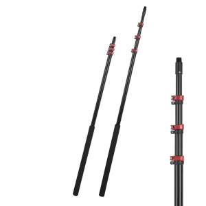 12ft Eco Friendly Plastic Telescopic Pole with Aluminum Handle for Window and Solar Panel Cleaning