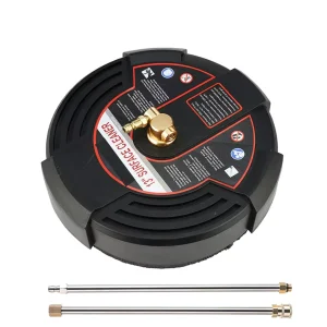 13 Inch High Pressure Washer Chassis Cleaner 2500psi Telescopic Rotary Round Surface Cleaner