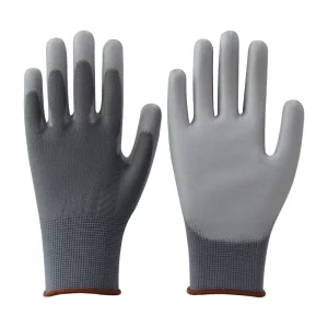 13G Gray PU Palm Coated Glove Guante De Seguridad Hand Protective Polyurethane Glove Garden Warehouse Handschuhe PU Coated Glove