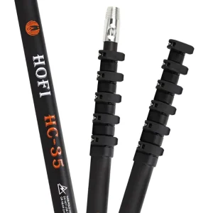 14ft 65ft Carbon Fiber Tube Telescopic Water Fed Poles with Brush for Window Cleaning and Washing