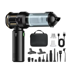 15000Pa Cordless Car Vacuum Cleaner Type C Fast Charge 3-Speed Handheld Portable Durable Outdoor Auto Cleaning Tool Household