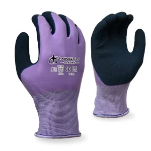 15G Polyester Sandy Latex Fully Coated Waterproof Excellent Grip Wear resistant for Outdoor Gardening Latex Sandy Gloves
