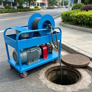 15KW380V High Pressure Water Jet Sewer Drain Cleaner Cleaning Machine