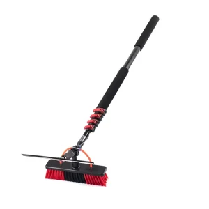 15ft Telescopic Solar Panel Cleaning Brush Aluminum Eco Friendly Window & Exterior Wall Wiper
