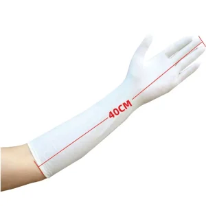 16 Inch 40 cm 13g glove Disposable Household Nitrile Gloves Soft Light in Three Colours Powder Free Waterproof Single Use