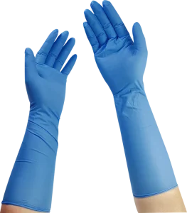 16 Inch High Comfort Fit Tear Resistance Disposable Nitrile Exam Gloves Sterile Powder Free Latex Free for Healthcare Food