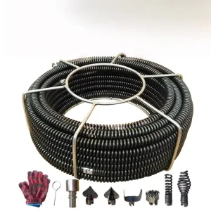16mm Thick Reinforced with Spring Loaded Design Home Use Professional Blockage Remover Drain Cleaner