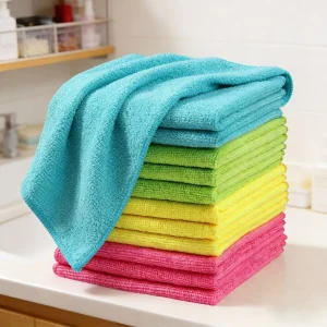 16×16 in Bulk Pack 12 10 in 350gsm 300gsm Car Microfibre Cloths Microfiber Cloth 40×40 Green Blue Cleaning Cloth Microfiber Towel
