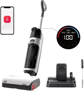 17000pa Strong Suction Cordless Handheld Household Cyclone Wet Dry Steam Vacuum Cleaner with APP Control
