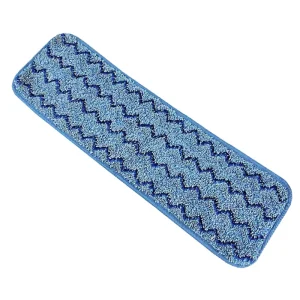 18” Microfiber Wet Mop Pad With Hook & Loop Sustainable Scrubbing Cloths for Effective Floor Cleaning MOQ 100pcs
