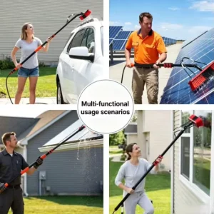 18.3m Multi functional Telescopic Carbon Fiber Cleaning Brush Versatile Cleaning Tool for Various Scenarios