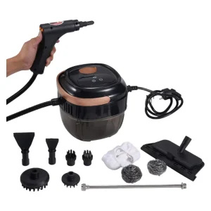 1800W Steam Cleaner High Pressure High Temperature Household Handheld Steam Cleaner for Air Conditioner Kitchen Car