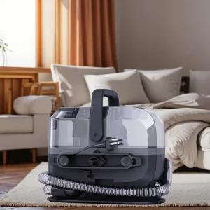 180W 10Kpa Household Handheld Detergent Function Removable Water Tank Sofa Carpet Steam Vacuum Cleaner