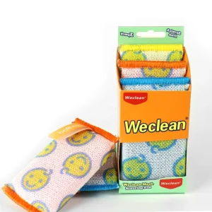 1pk Household Cleaning Sponge Scrubber for Dishes Mesh Scouring Pad