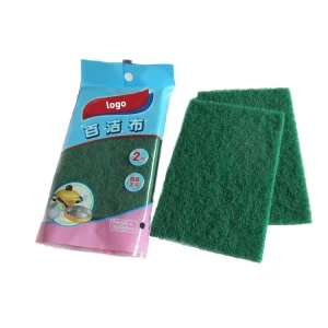 2 Pack Nylon Heavy Duty Multi Purpose Non scratch Kitchen Cleaning Sponge Scouring Pad